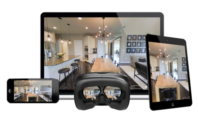 i molteplici device e visualizzatori che possono essere utilizzati per vedere il virtual tour 3D