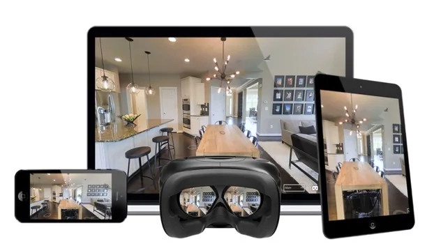 i molteplici device e visualizzatori che possono essere utilizzati per vedere il virtual tour 3D