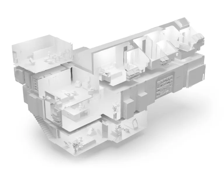 Modello 3D BIM ricavato da una scansione Matterport®