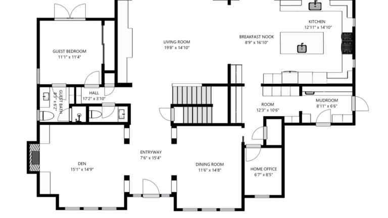 planimetria da virtual tour 3D