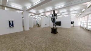 immagine tratta dal virtual tour 3D della mostra per il X premio VAF-Stiftung svoltasi a Kiel in Germania